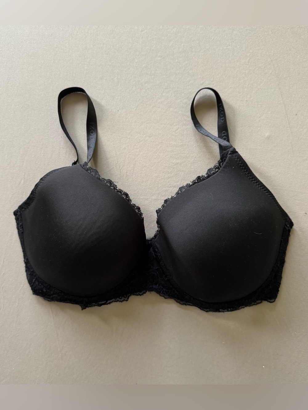 Izod Lace Trim Padded T-Shirt Bra